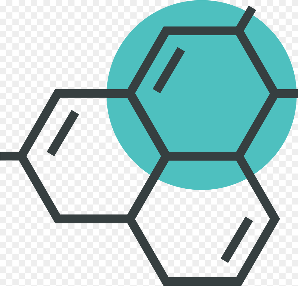 Science Molecules Hexagon Shape Icon, Ball, Football, Soccer, Soccer Ball Png