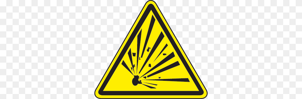 Science Safety Symbols Clipart Clipart, Sign, Symbol, Triangle, Road Sign Free Transparent Png