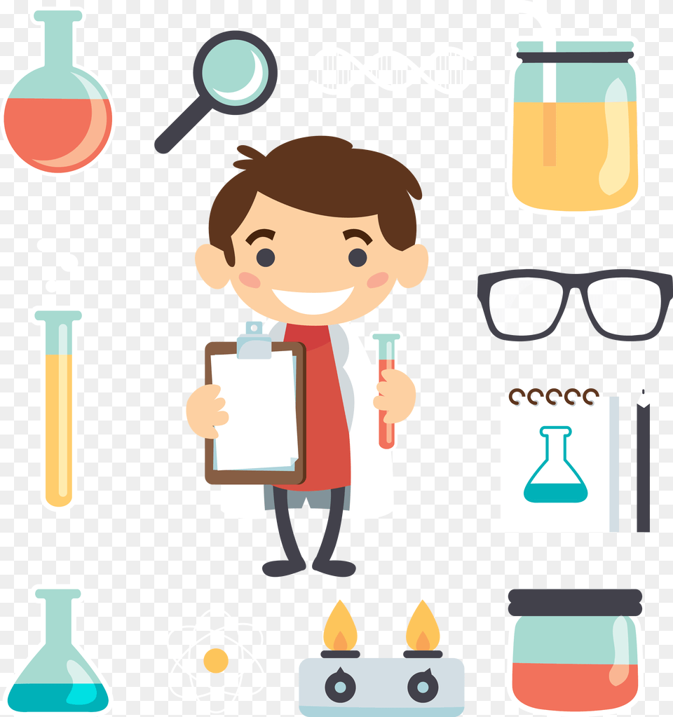 Science Scientific Method Scientist Laboratory Observation Scientist, Baby, Person, Accessories, Glasses Png