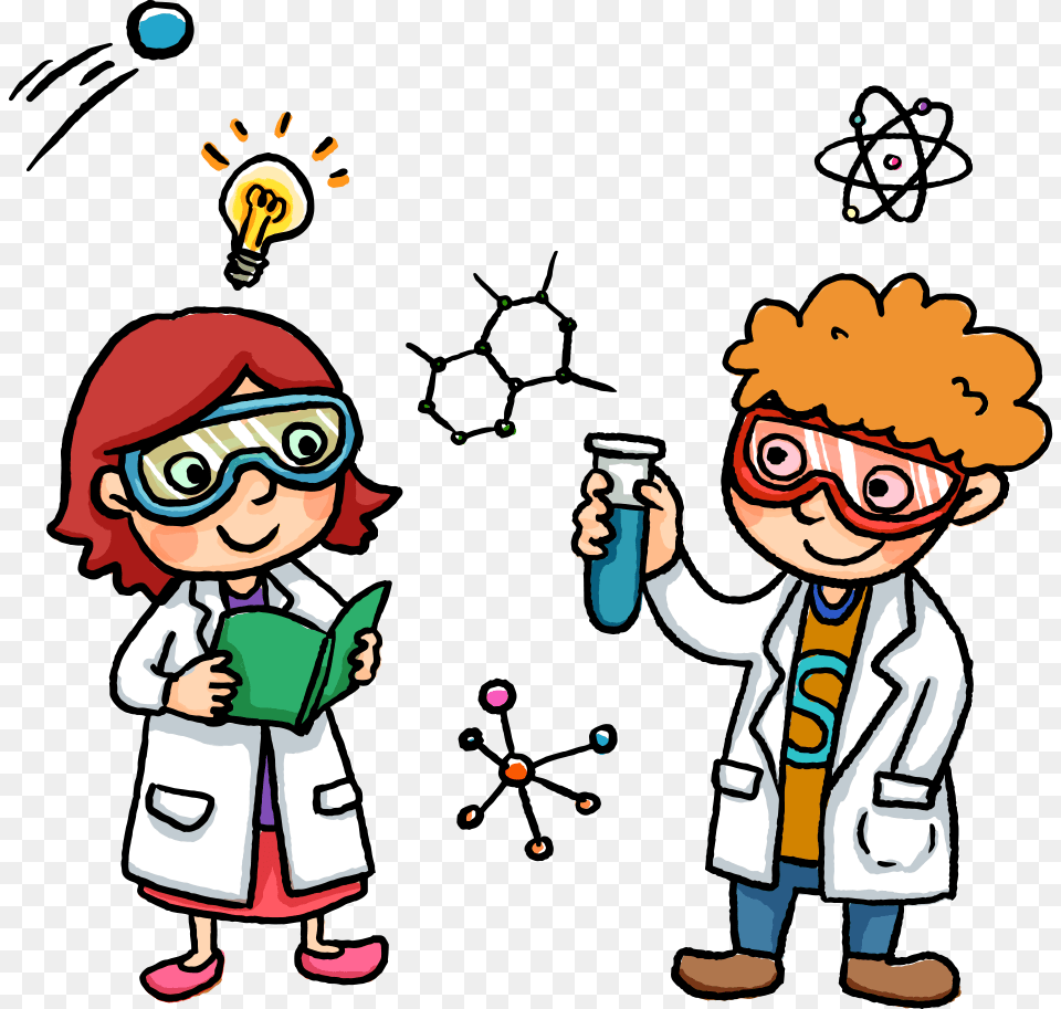 Science Scientist Chemistry Chemistry Vector, Baby, Person, Clothing, Coat Free Png Download