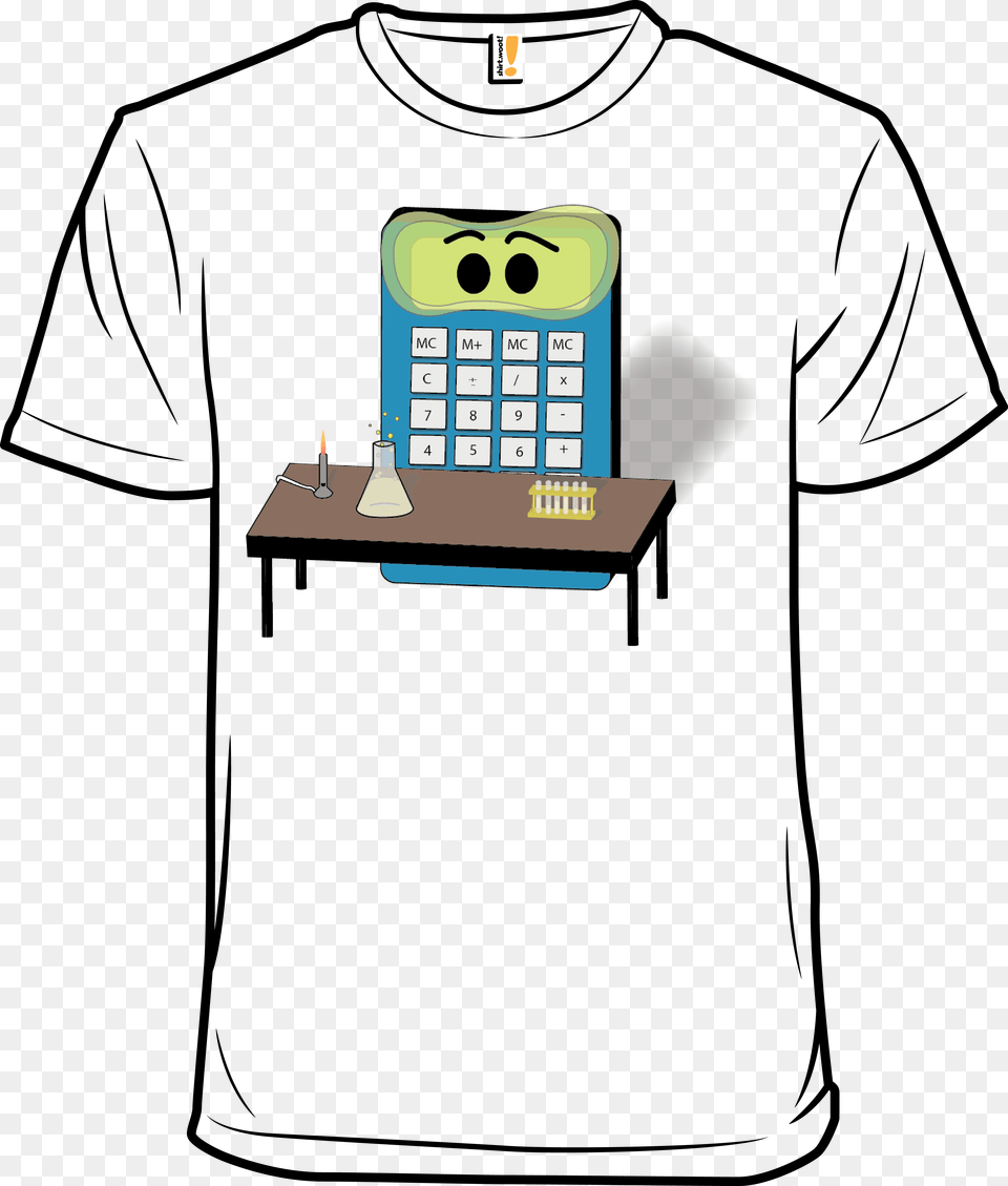 Scientific Calculator Active Shirt, Clothing, T-shirt, Electronics Free Png Download
