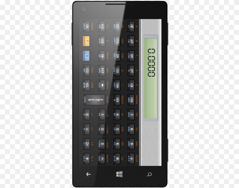 Scientific Calculator Windows Phone Financial Calculator, Electronics, Mobile Phone Png Image