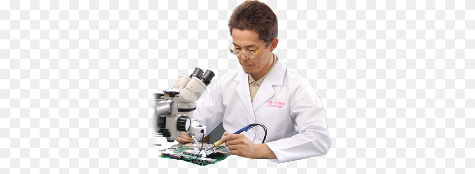 Scientist, Adult, Clothing, Coat, Male Png Image