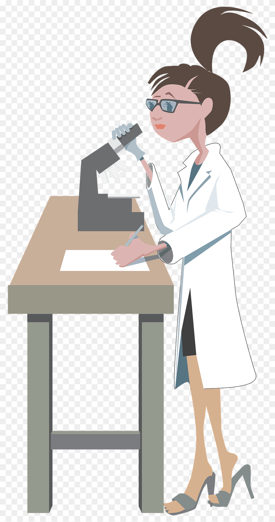 Scientist, Clothing, Coat, Lab Coat, Person Png