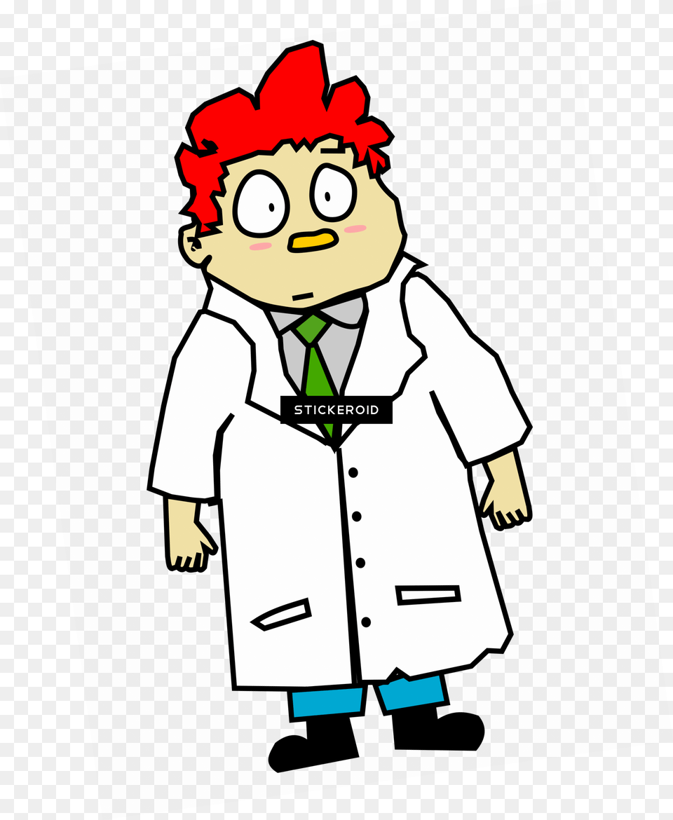 Scientist Cartoon Transparent Clipart Download Cartoon Of Scientist, Clothing, Coat, Lab Coat, Baby Png Image