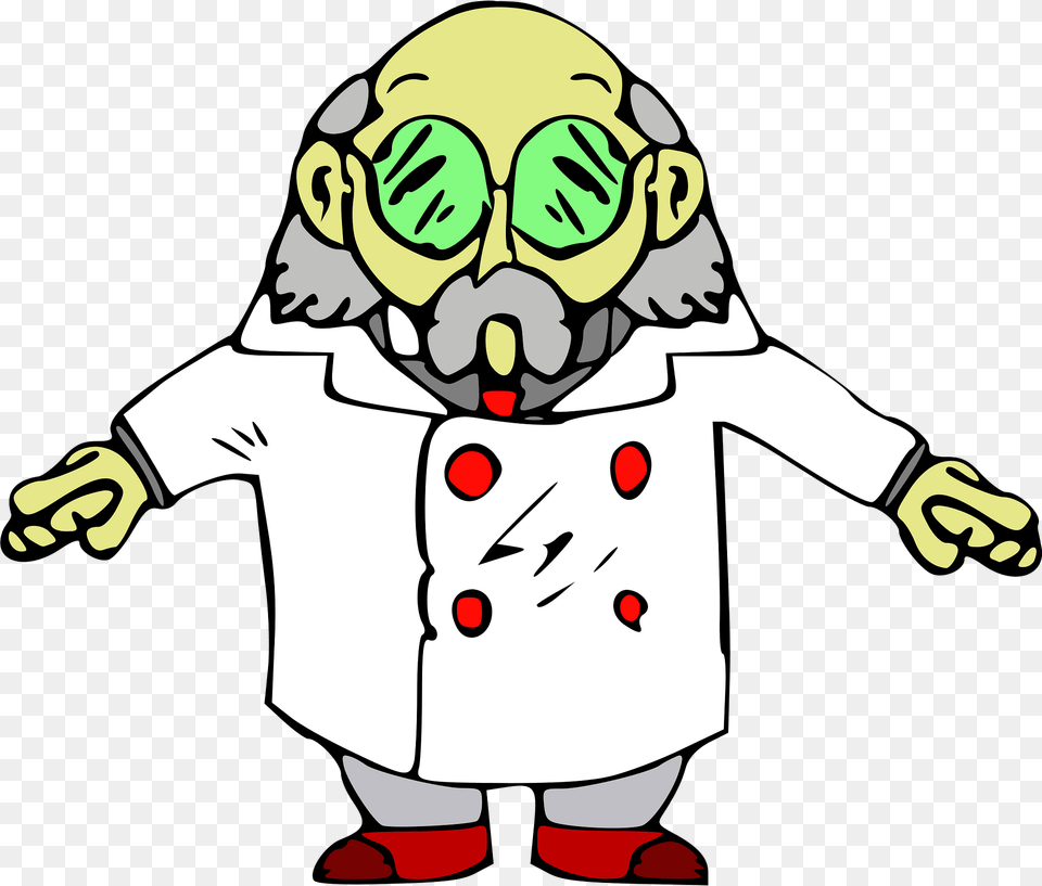 Scientist Clipart, Clothing, Coat, Baby, Person Png Image