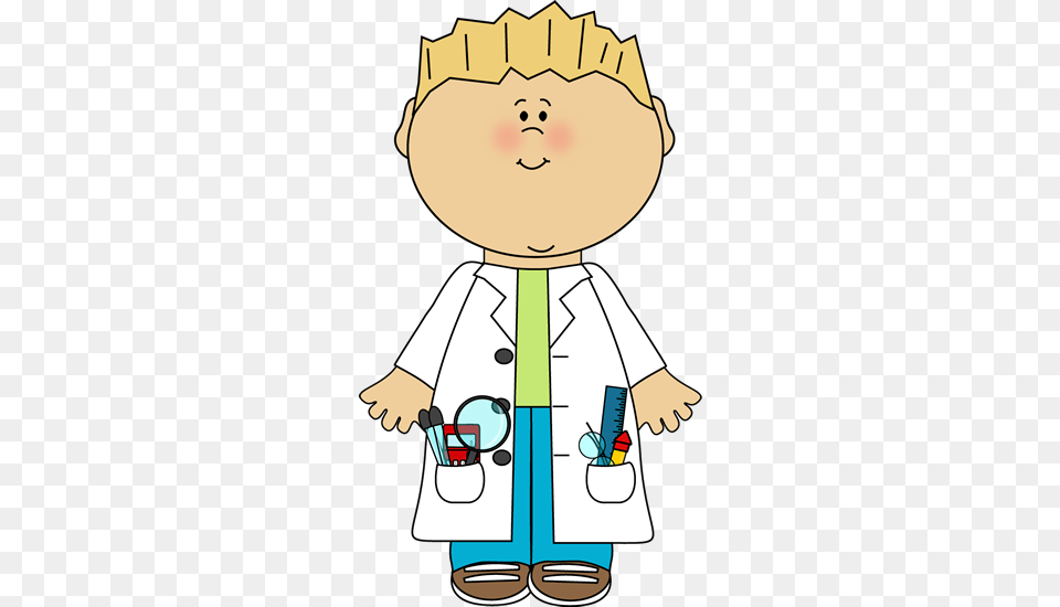 Scientist Clipart Elementary Science, Clothing, Coat, Lab Coat, Baby Free Transparent Png