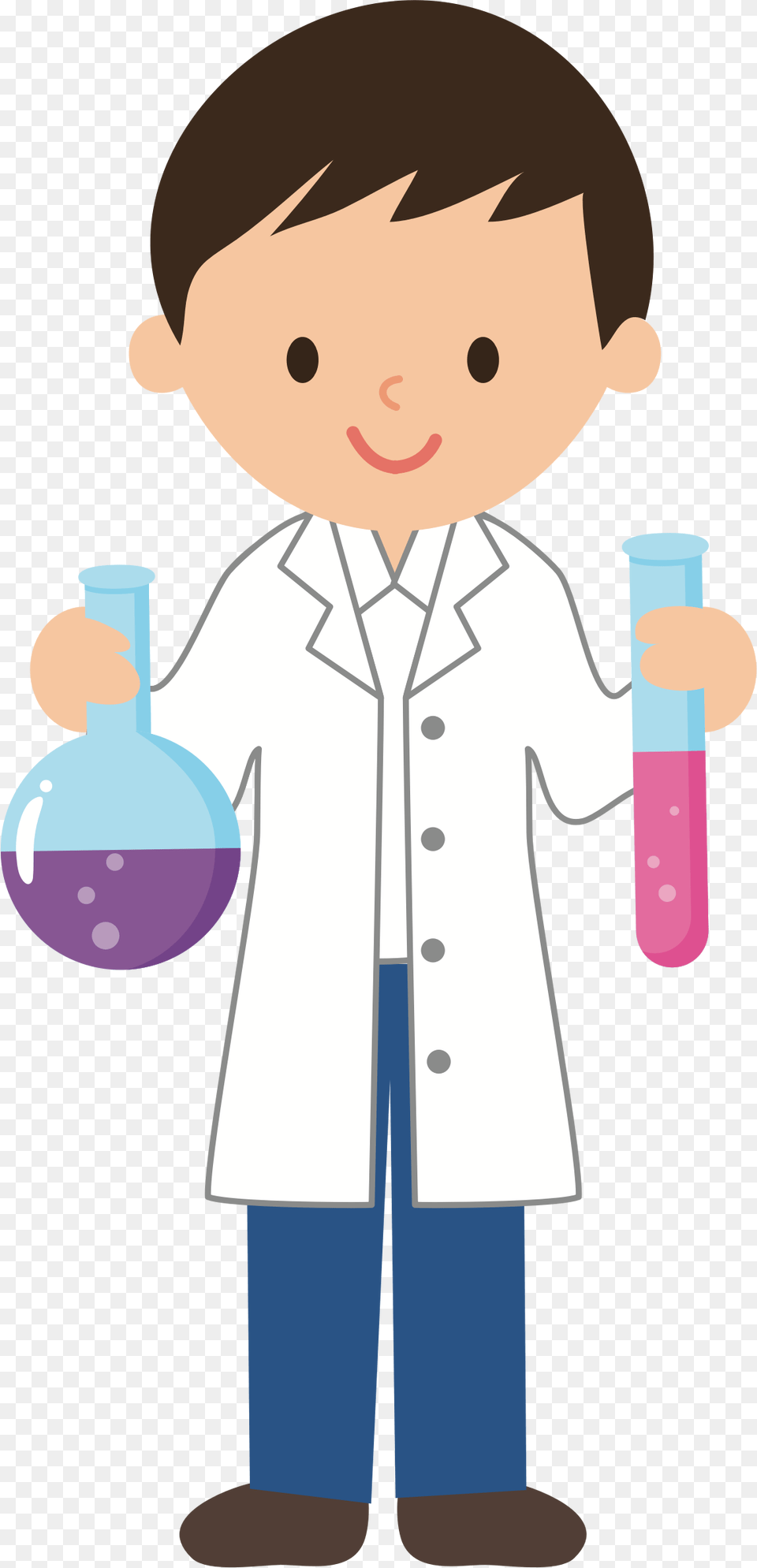 Scientist Clipart Scientist, Clothing, Coat, Lab Coat, Baby Free Png Download