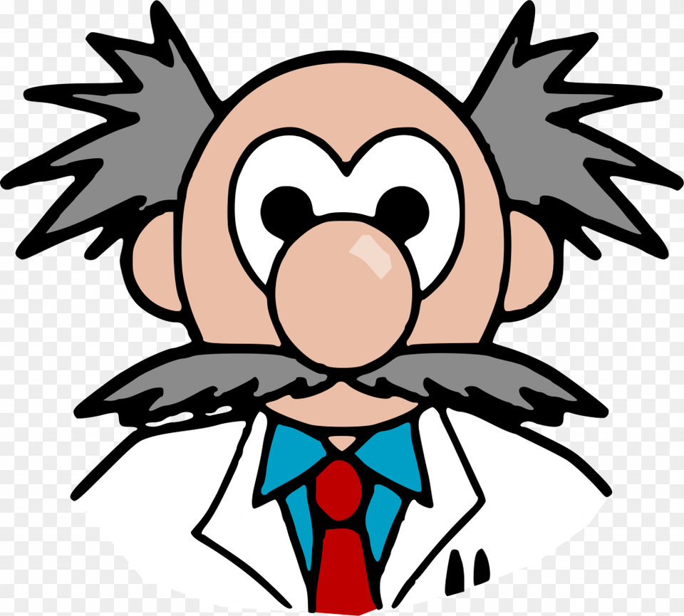 Scientist Clipart To Drawing Of A Cartoon Scientist, Animal, Bear, Mammal, Wildlife Free Png Download