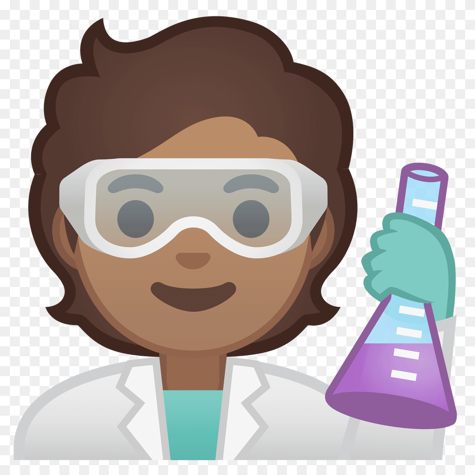 Scientist Emoji Clipart, Clothing, Coat, Lab Coat, Accessories Free Png Download