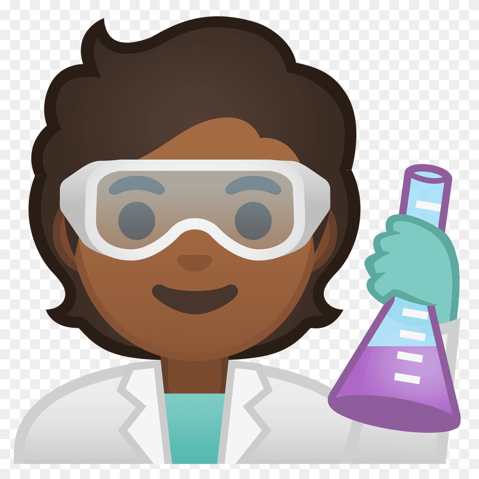 Scientist Emoji Clipart, Clothing, Coat, Accessories, Goggles Free Transparent Png