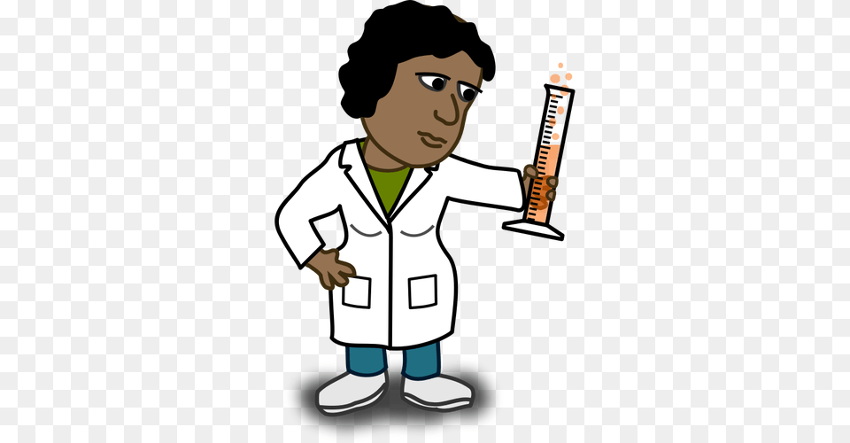 Scientist On Fire, Clothing, Coat, Lab Coat, Person Png Image