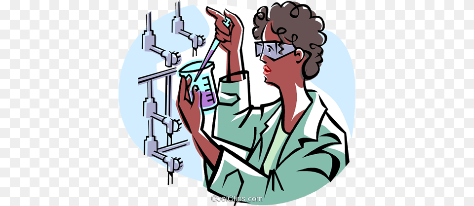 Scientist Royalty Vector Clip Art Illustration, Architecture, Building, Hospital, Adult Free Png