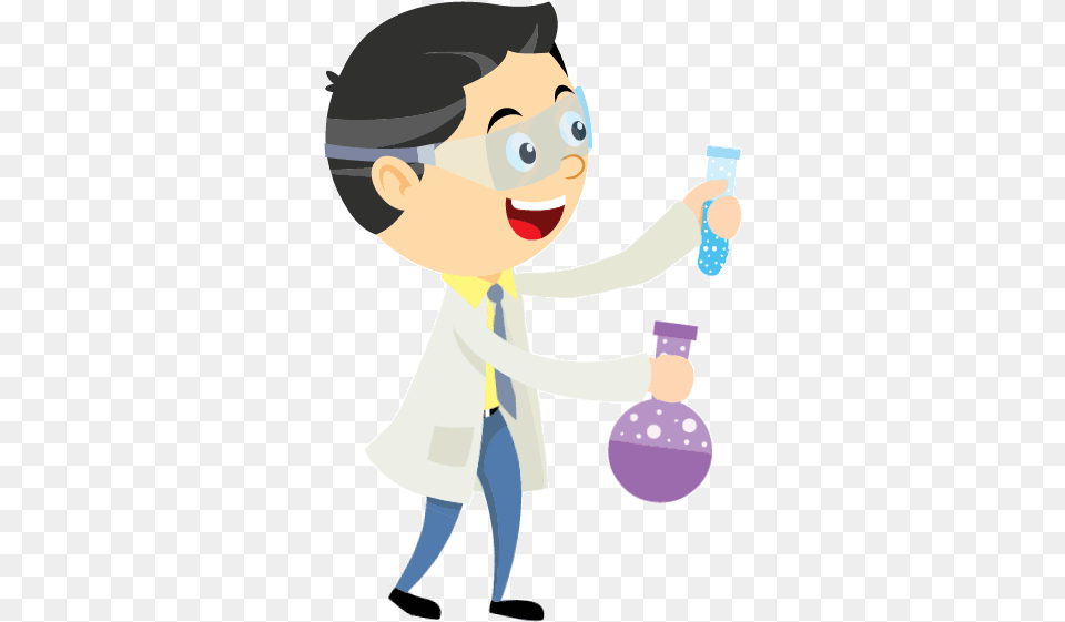 Scientist Transparent Animations, Baby, Person, Cleaning, Face Free Png Download