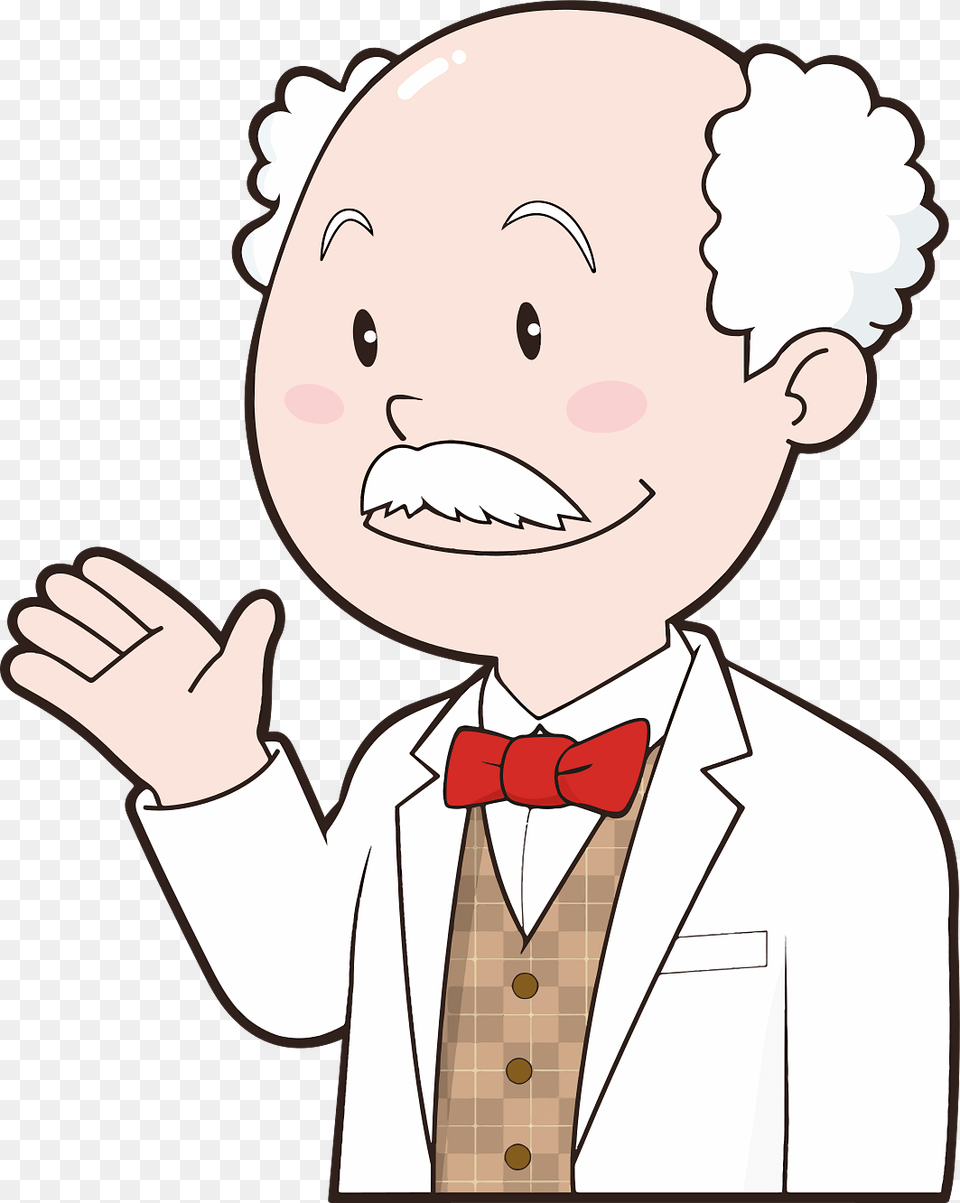 Scientist Waving, Accessories, Formal Wear, Tie, Baby Png Image