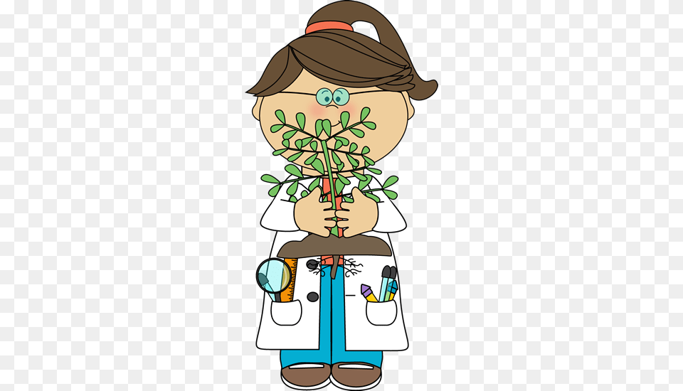 Scientist With A Plant Learning Resources For Primary Science, Face, Head, Person, Smelling Png