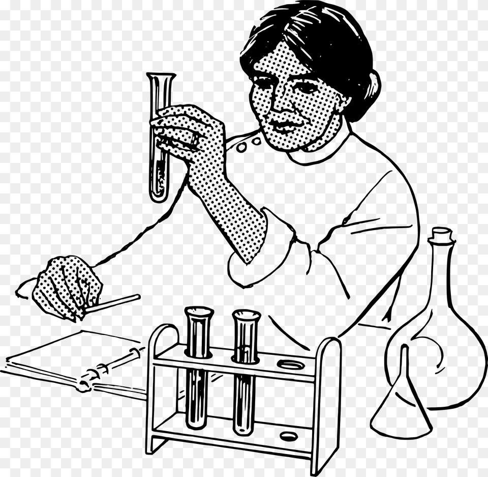 Scientist Working With Test Tubes, Adult, Male, Man, Person Free Png Download
