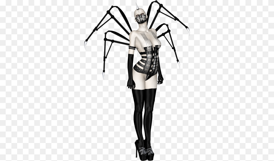 Scifi Goth Happy Hallows Eve My Pet Goth Alternative Halloween, Adult, Female, Person, Woman Free Png