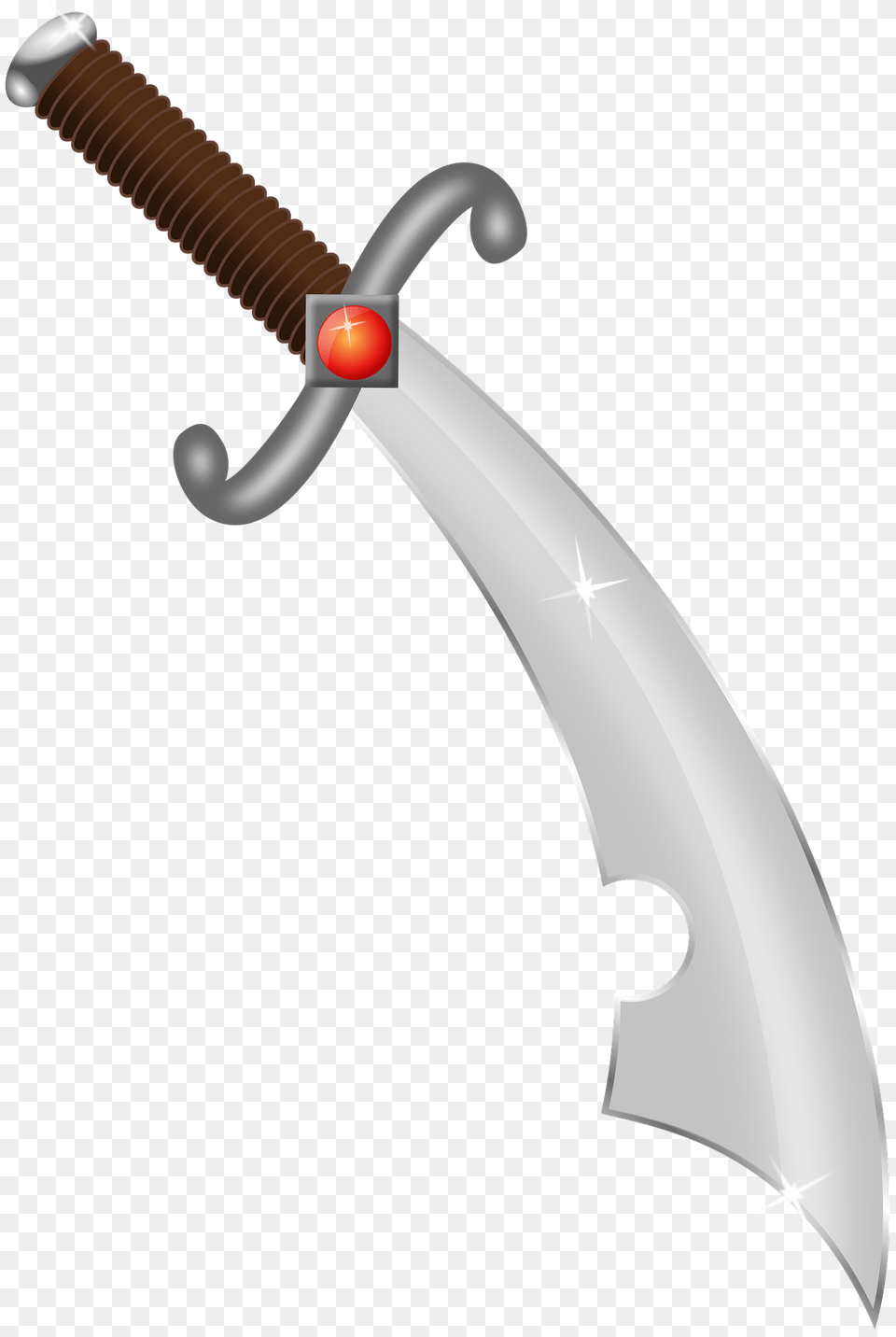 Scimitar Clipart, Blade, Dagger, Knife, Sword Png Image