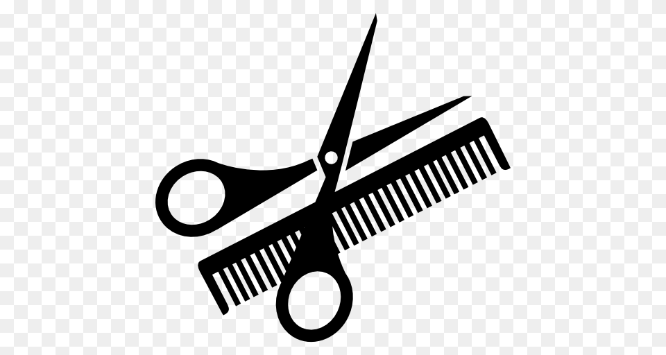 Scissor And Comb Png Image