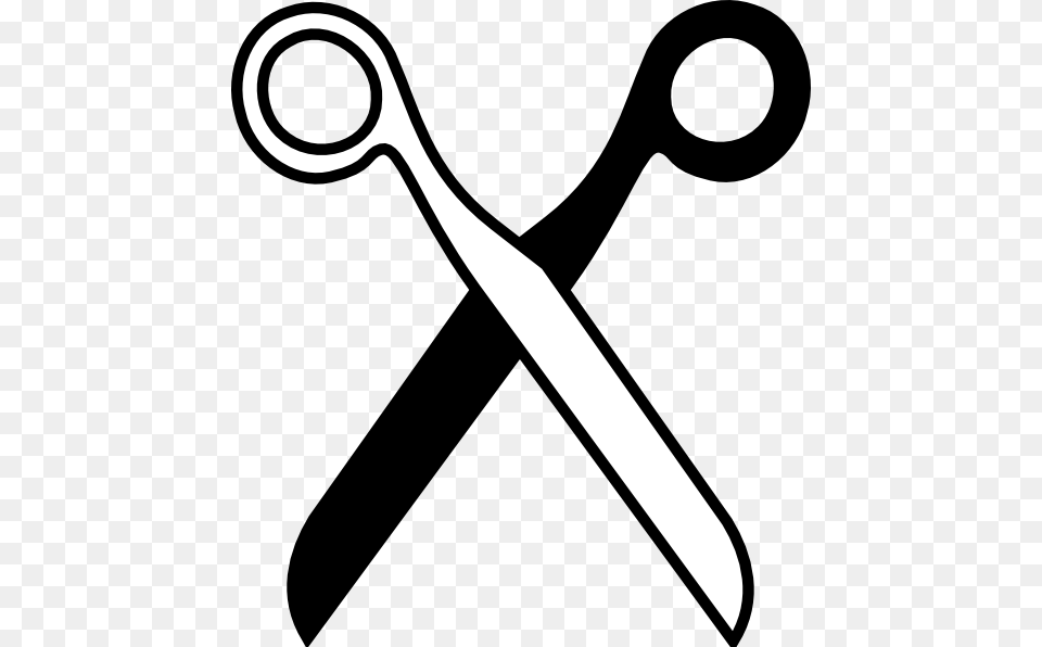 Scissor Black And White, Bow, Weapon, Scissors, Blade Png