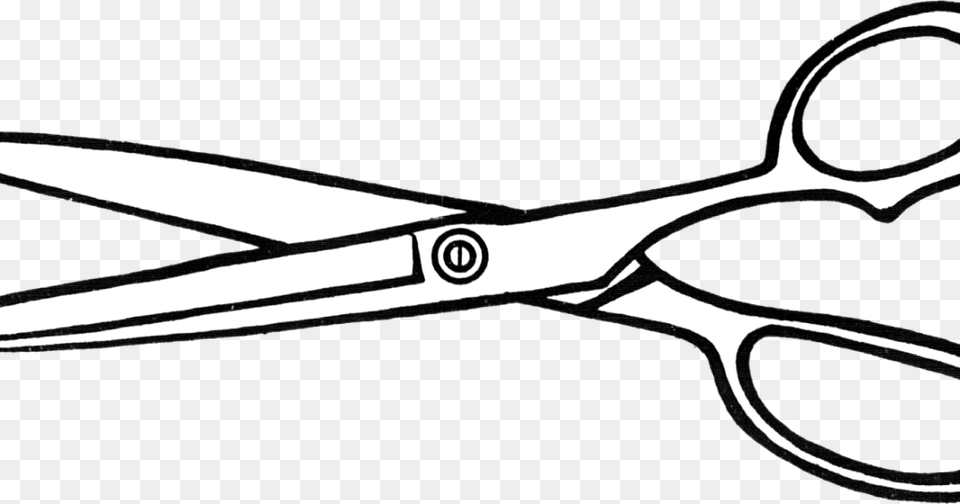 Scissor Clipart Black And White, Scissors, Blade, Shears, Weapon Png Image
