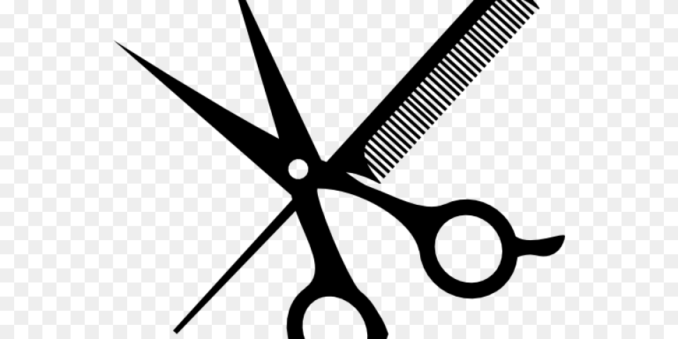 Scissor Clipart Hairdresser Hair Scissors Clipart, Gray Png Image