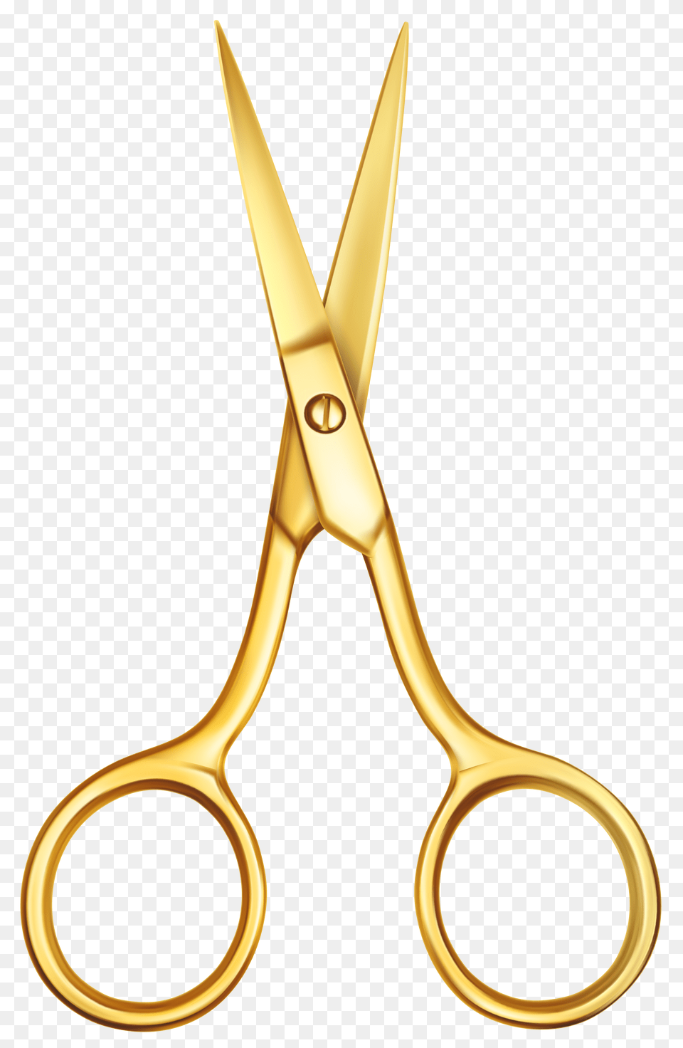 Scissor Clipart Background Gold Hair Scissors, Blade, Shears, Weapon Free Transparent Png