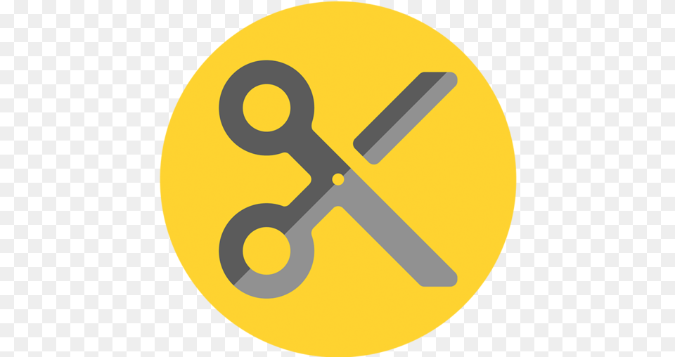 Scissor Icon Traffic Sign, Disk Png Image