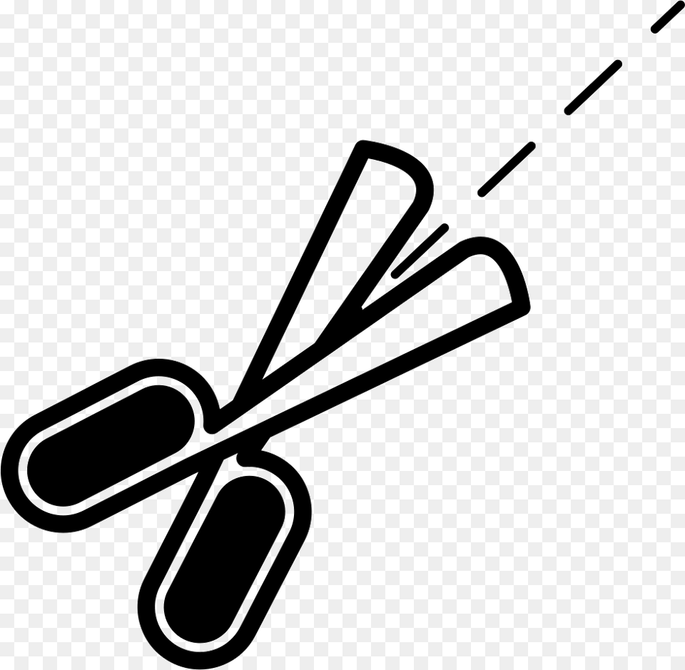 Scissor Tool With Broken Lines Svg Scissors, Baseball, Baseball Bat, Sport, Bow Png Image