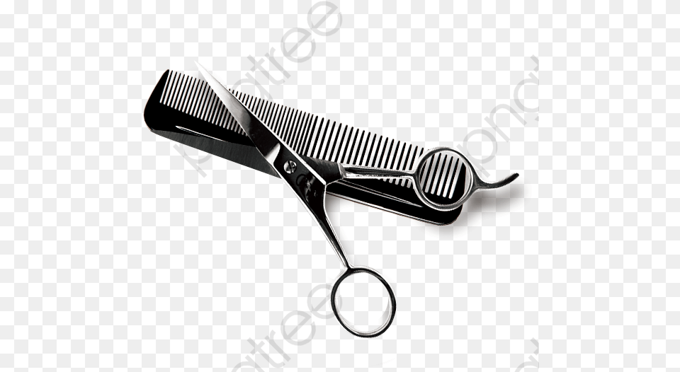 Scissors And Comb, Blade, Weapon, Shears Free Transparent Png