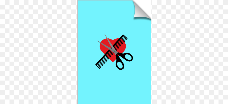 Scissors And Comb Png Image