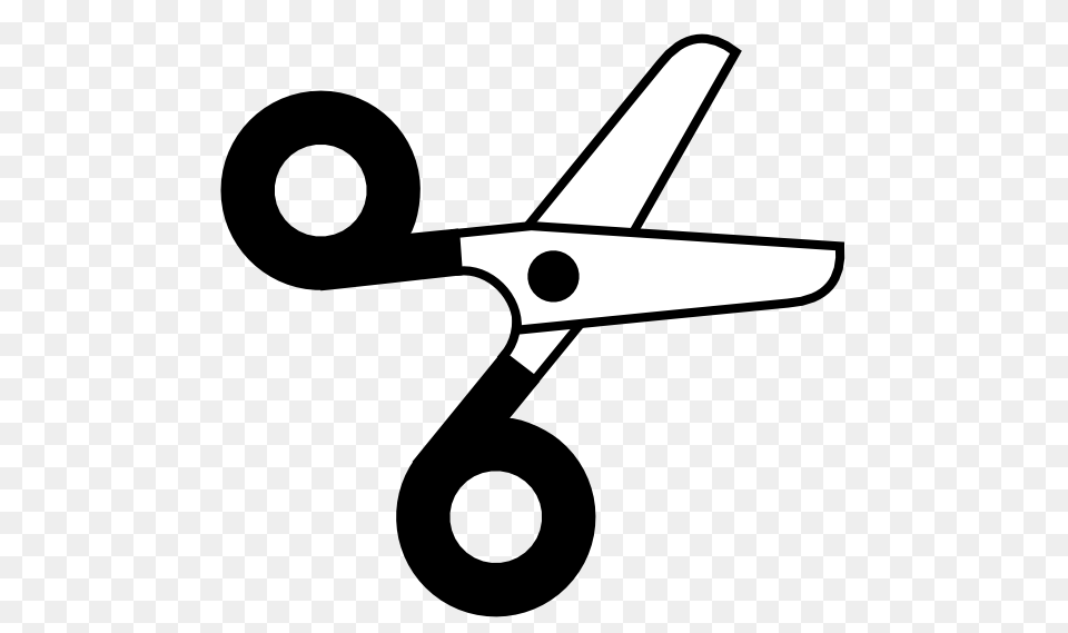 Scissors Black And White, Plant, Device, Grass, Lawn Free Transparent Png