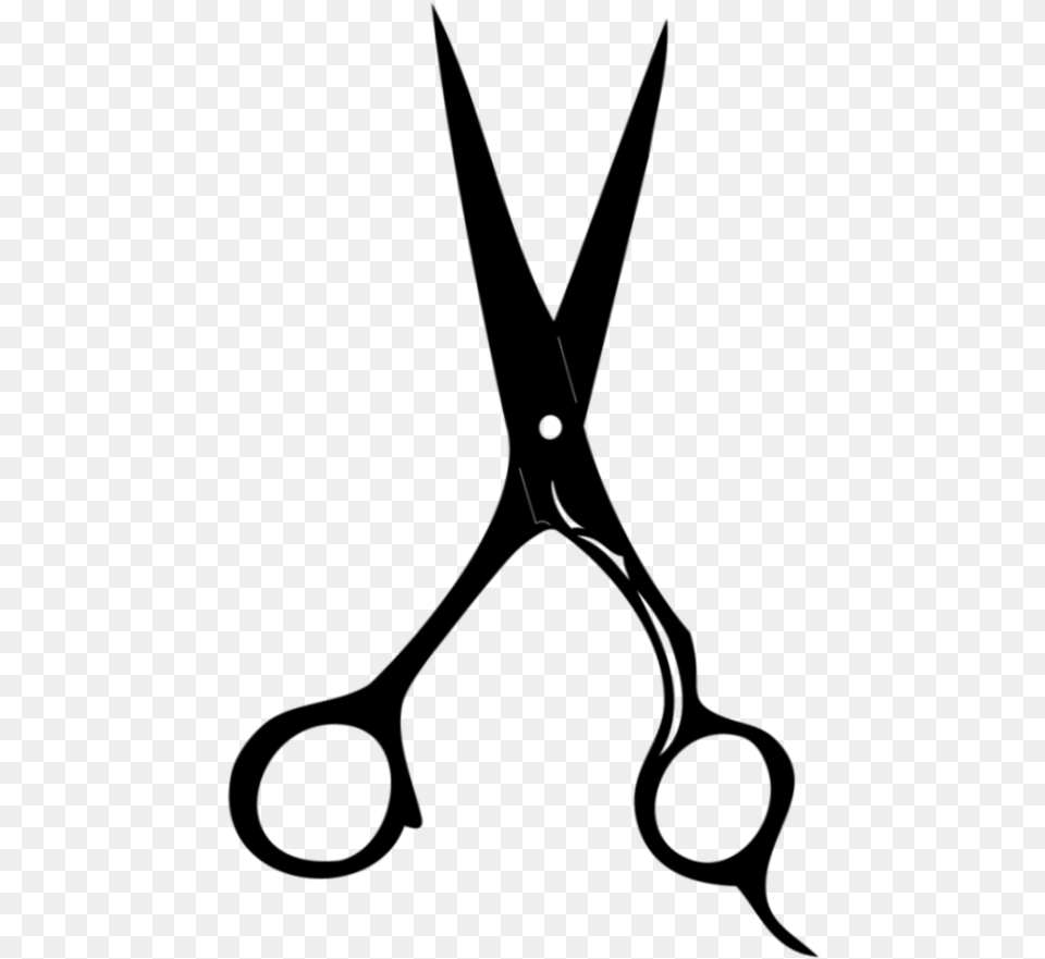 Scissors Black And White Download Best Hairdresser Scissors Clip Art, Gray Free Transparent Png