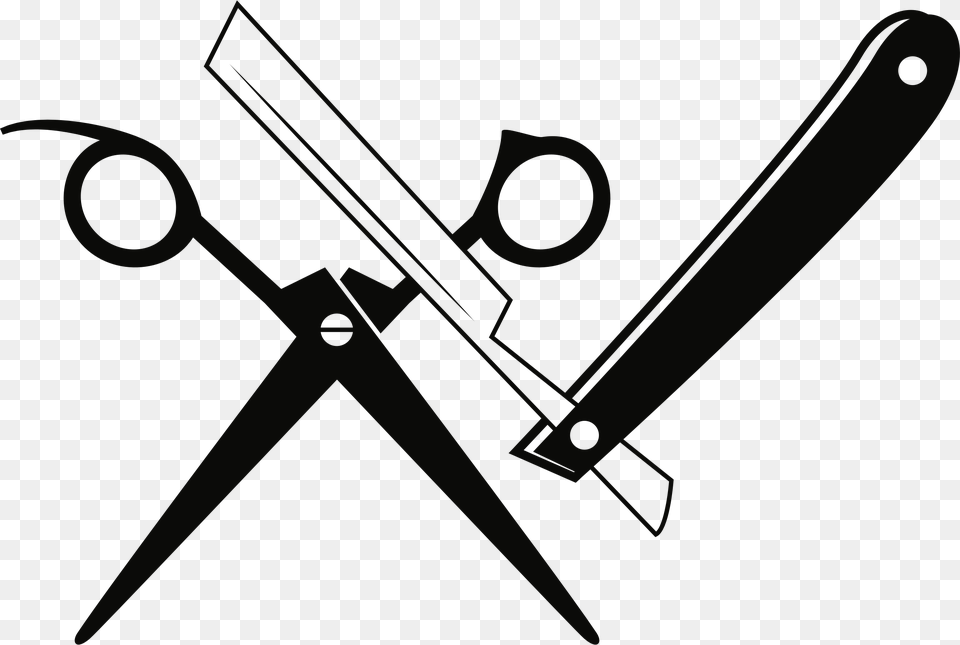 Scissors Clipart Straight Razor Scissors Clip Art Png