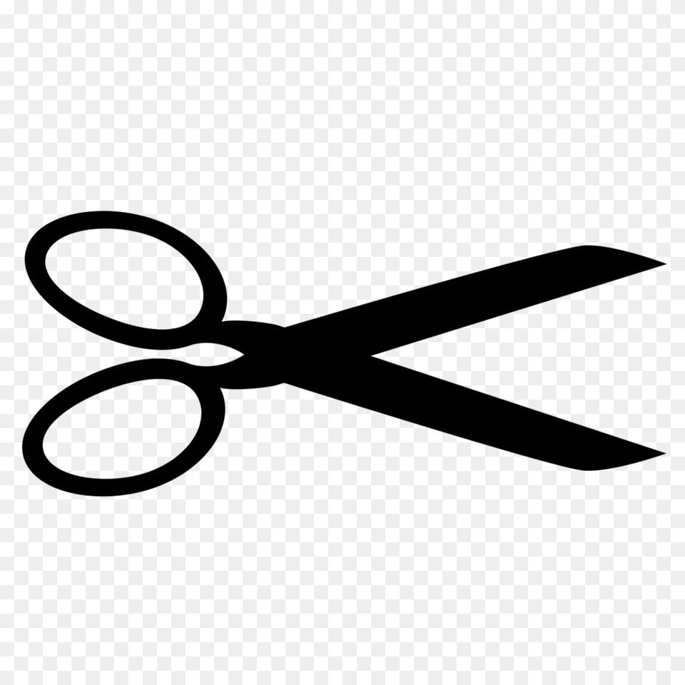 Scissors Cutting Cut Picryl, Gray Png