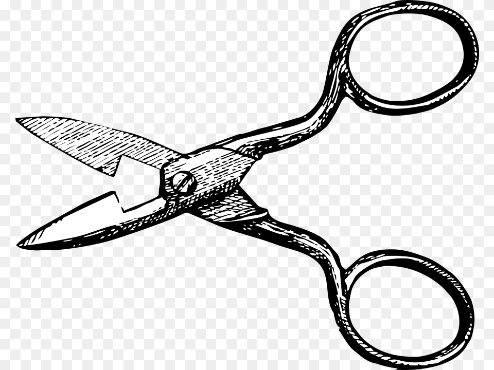 Scissors Free Pictures On Pixabay Clip Art Buttonhole Scissor Clipart, Blade, Shears, Weapon Png Image