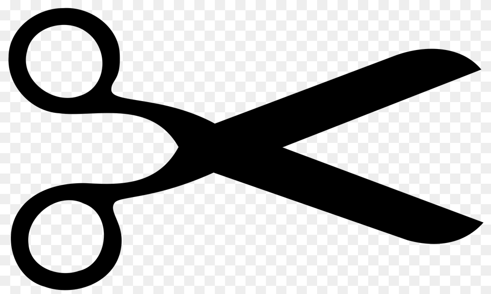 Scissors Icon Black, Gray Png Image