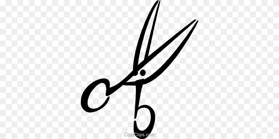 Scissors Royalty Vector Clip Art Illustration, Blade, Bow, Shears, Weapon Png Image