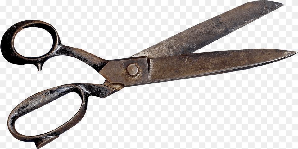 Scissors Transparent Scissors, Blade, Shears, Weapon, Dagger Png