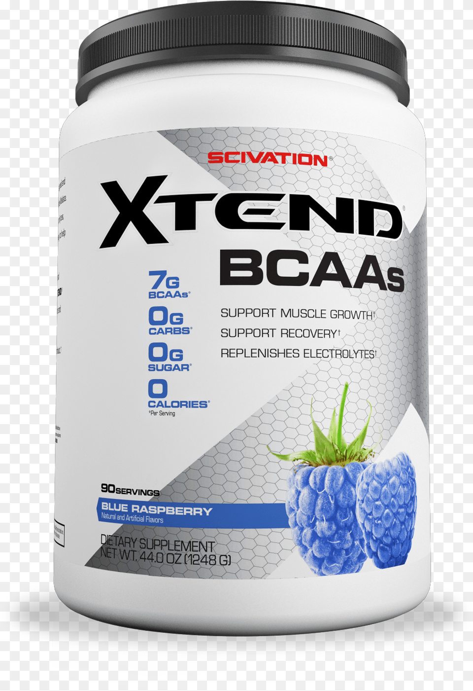 Scivation Xtend Bcaa Powder Blue Raspberry 90 Servings, Berry, Food, Fruit, Produce Free Png Download