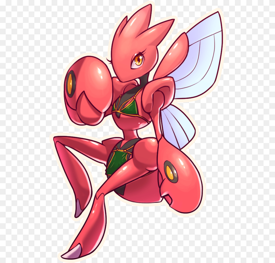 Scizor Drawn By Metalmorag, Animal, Baby, Person, Bee Free Transparent Png