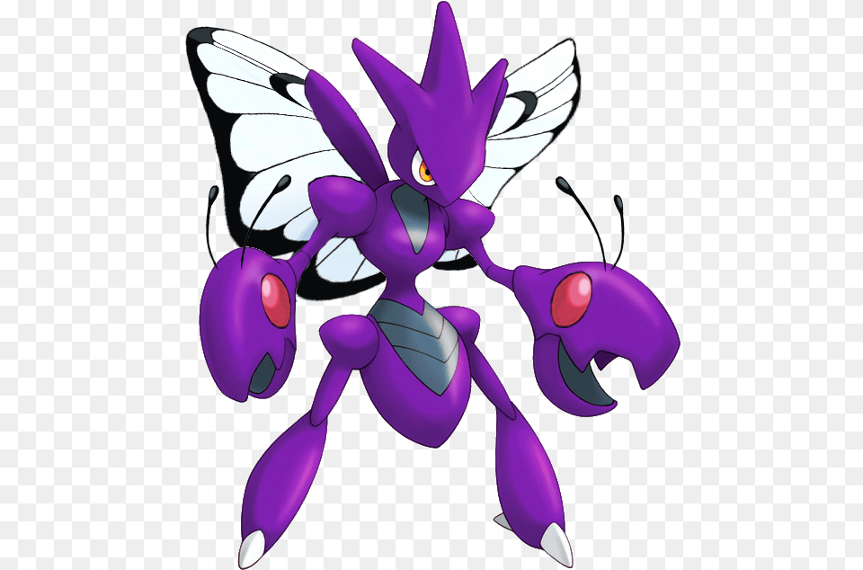 Scizor Pokemon Go, Purple, Animal, Bee, Insect Free Transparent Png