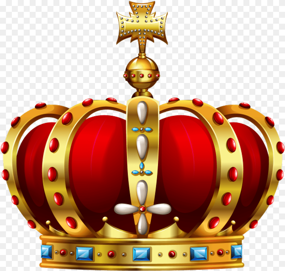 Scking Golden Crown With Cross, Accessories, Jewelry, Treasure Free Png