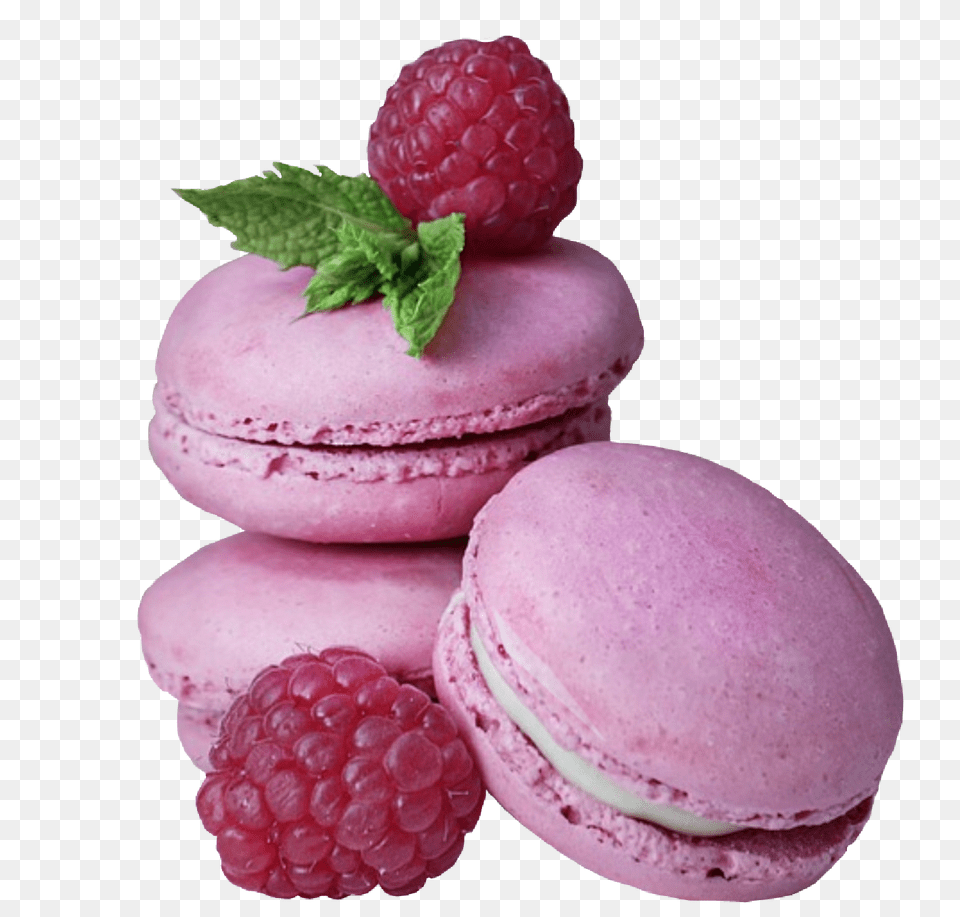 Scmacaroons Macaroons Fruit Raspberries Rasberry Pink, Food, Sweets, Berry, Plant Png