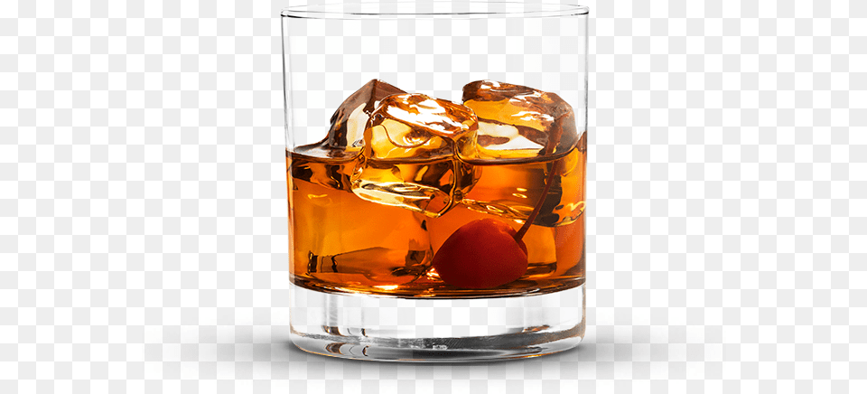 Sco Manhattan Old Fashioned Glass, Beverage, Alcohol, Liquor, Cocktail Free Transparent Png