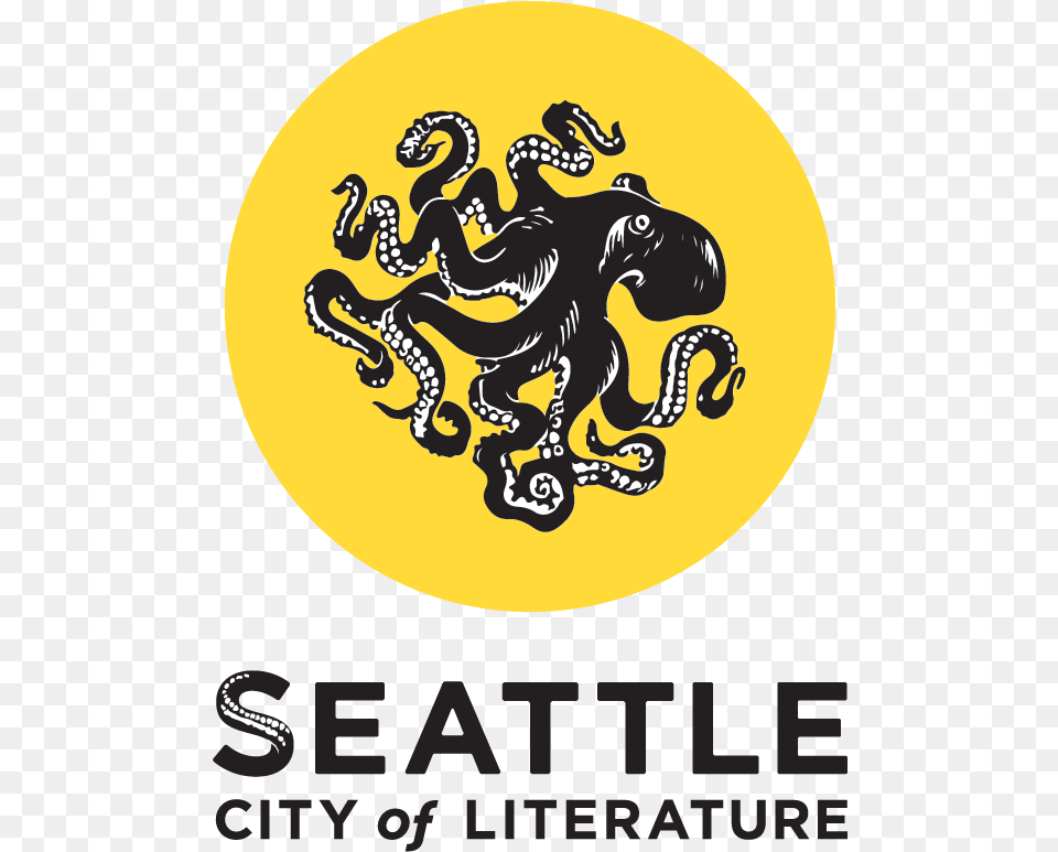 Scol Vert 01 Seattle City Of Literature, Sticker Free Png Download