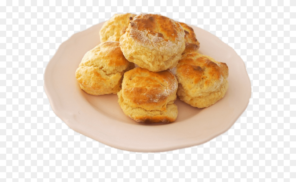 Scones On Plate, Dessert, Food, Pastry, Bread Png Image