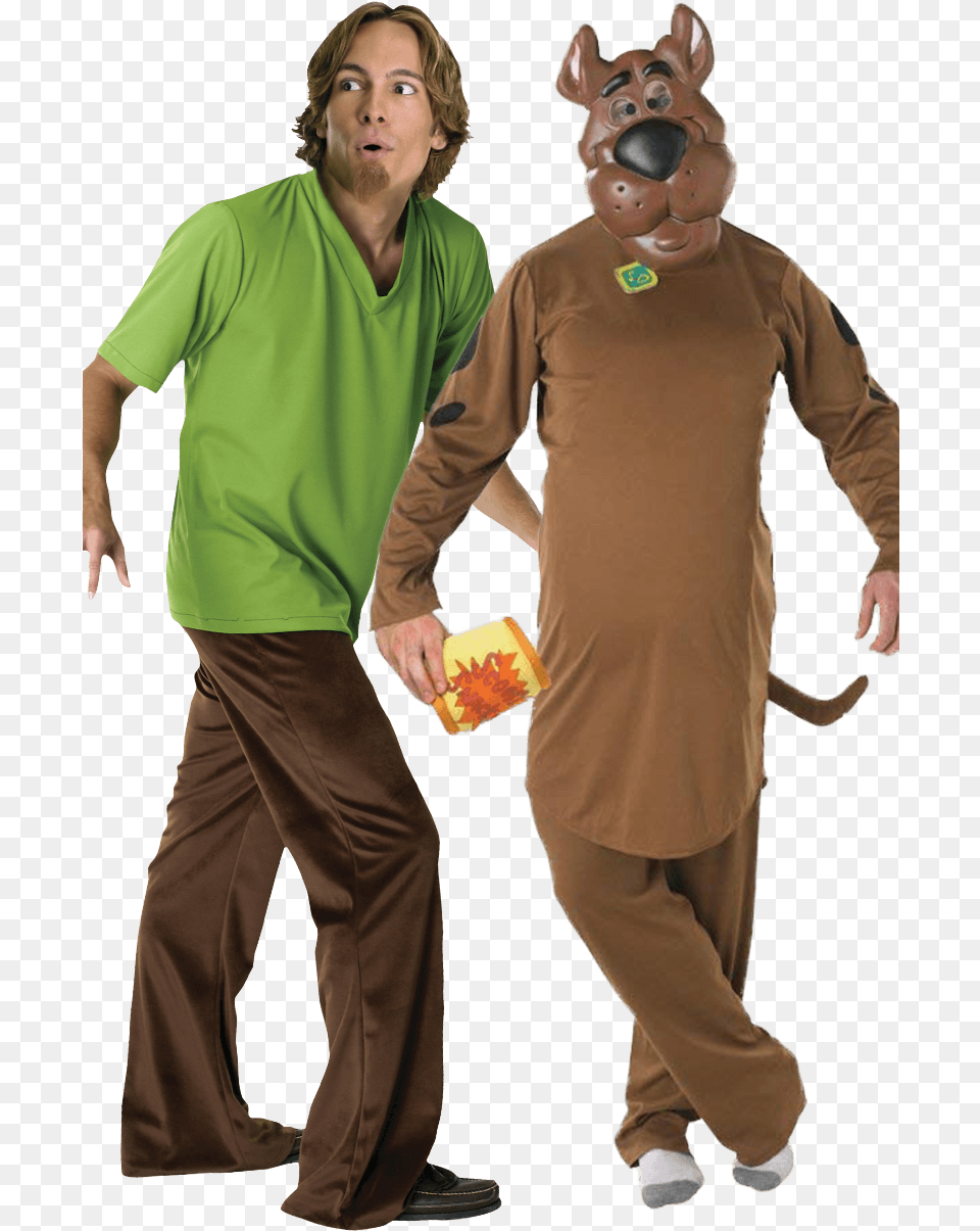 Scooby Doo And Shaggy Couples Costume Scooby Doo Costume, Sleeve, Clothing, Long Sleeve, Person Png