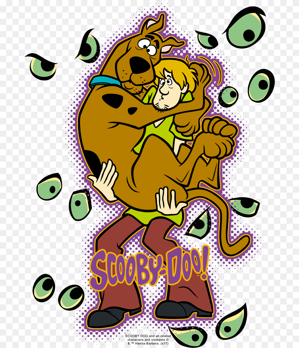 Scooby Doo Being Watched Women S T Shirt Shaggy Rogers, Baby, Person, Face, Head Png Image